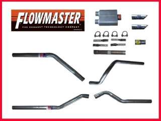 96 99 Chevy 1500 Dual Exhaust with FLOWMASTER MUFFLER  