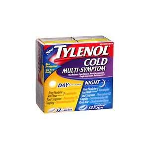  Tylenol Cold Multi Symptom Cool Burst Nighttime Caplets 24 