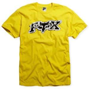    Fox Racing Up Against T Shirt   Medium/Black/Green Automotive