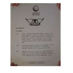  Aerosmith Vintage Press Kit Chronology of Band Everything 