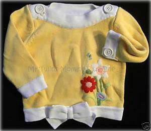 NWT Gymboree WISH YOU WERE HERE Yellow Bee Sweater 6 12  