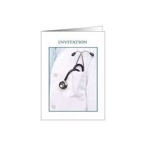  White Coat Ceremony Invitation Card Health & Personal 