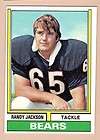 Randy Jackson Chicago Bears 1975 Topps Card 466  
