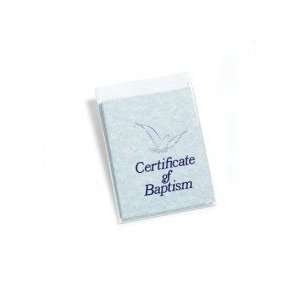  Certificate Baptism w/Envelope (6 Pack) 