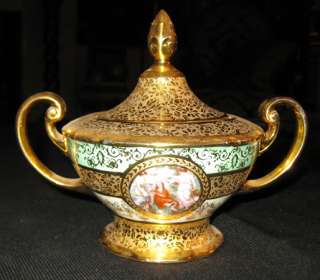 RARE set of 24 Karat Gold Imperial Antique China  