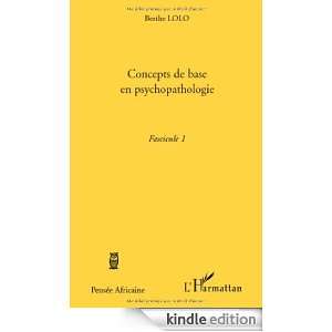  en Psychopathologie Fascicule 1 (Pensée africaine) (French Edition
