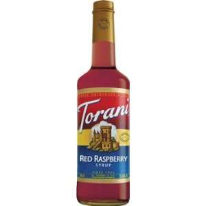 Torani Red Raspberry Syrup, Dairy Friendly 750mL  Grocery 