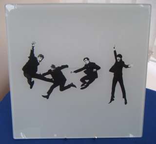 BEATLES COALPORT SQUARE GLASS TRAY PLATE BOXED NEW  