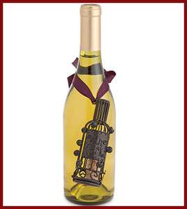 WINE CORK CAGE   Unique Wine Tags Wine Bottle Gift Labels Wine Decor 