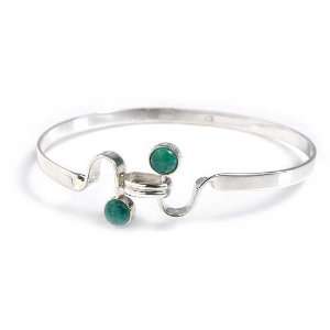  Chrysocolla bracelet, Opposites Attract Jewelry
