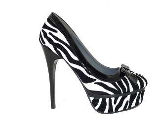   Fashion Heels Zebra and leopard Style Ladys Platform Pumps Sexy Shoes