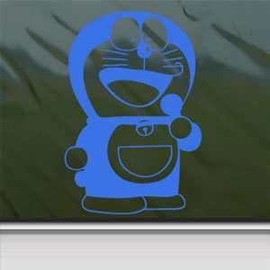  Doraemon Blue Decal Truck Bumper Window Vinyl Blue Sticker 