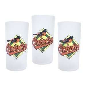 Baltimore Orioles MLB Tumbler Drinkware Set (3 Pack) by Duck House 