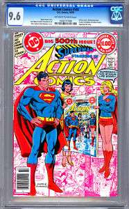 ACTION COMICS #500 CGC 9.6 NM 500th ANNIVERS ISSUE 1979  