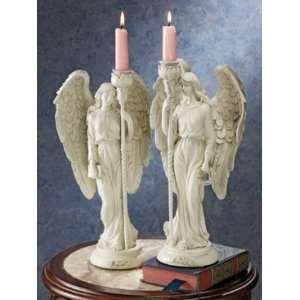  Angels of Virtue Sculptural Candleholders