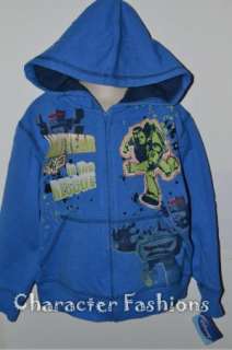 Toy Story BUZZ LIGHTYEAR Sweatshirt Hoodie Jacket Coat Size 4 5 6 7 8 