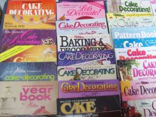 Wilton Cake Decorating Year Book 1970 2011 complete set  