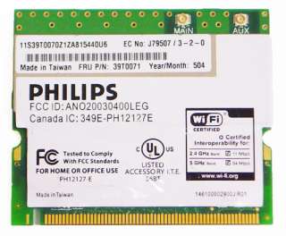 IBM Thinkpad T40 T41 T42 Mini PCI Wireless Card 91P7301  