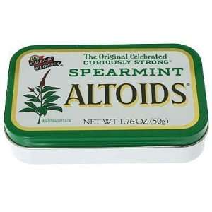  Altoids Curiously Strong Mints, Spearmint, 1.76 oz Tins 