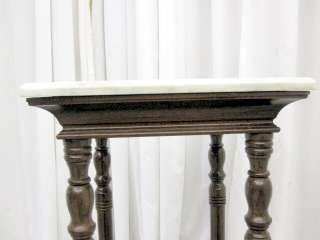 Small Marble Top Table Final In Center Of Stretcher  