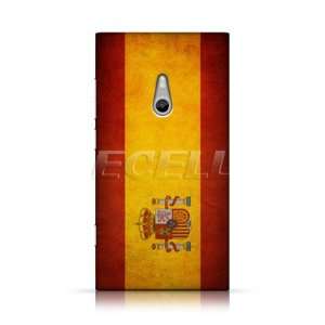  Ecell   HEAD CASE DESIGNS SPANISH FLAG BACK CASE FOR NOKIA 