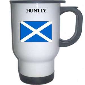  Scotland   HUNTLY White Stainless Steel Mug Everything 