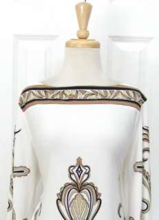 New White Print Shift Grecian Dress 16 XL Anthropologie Hair Tie 