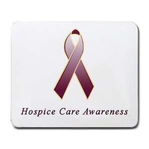 Hospice Care Awareness Ribbon Mouse Pad