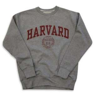  Harvard Crimson Slate 47 Brand Vintage College Crewneck 