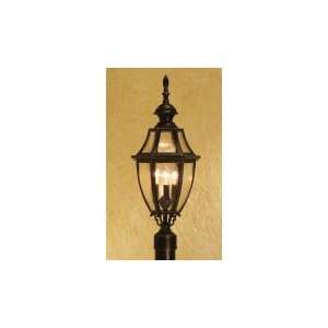 Hanover Lantern B13430WHT Augusta Medium 3 Light Outdoor Post Lamp in 