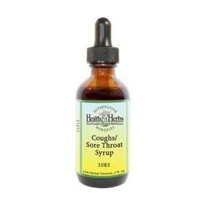  COUGHS/SORE THROAT SYRUP 2 oz Tincture/Extract Health 
