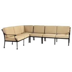  Fast Dry Outdoor 4 Piece Sectional Cushion Sinclair Damask 