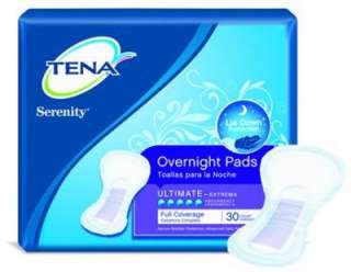 CASE 90 TENA Serenity Overnight LIE DOWN Pads Ultimate  
