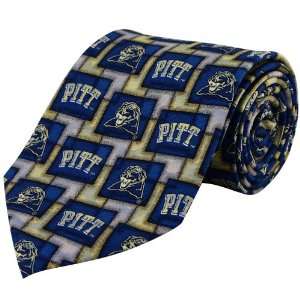  Pittsburgh Panthers Silk Pattern 2 Tie