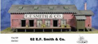 Railroad Kits Ed Fulasz EF Smith Co Warehouse HO Scale  