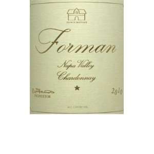  2010 Forman Chardonnay Napa Valley 750ml Grocery 