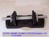 You Will Get A Set (2) 52.5 LBS Dumbbells with Two Dumb Trays,