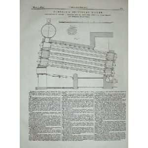    1875 FurnellS Sectional Boiler Engineering Diagram