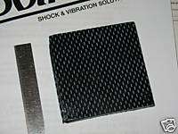 RENFORCED 2.5x2.5x1/4in SHOCK & VIBRATION ISOLATION PAD  