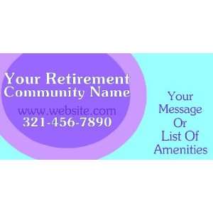   Vinyl Banner   Generic Retirement Community Pastels 