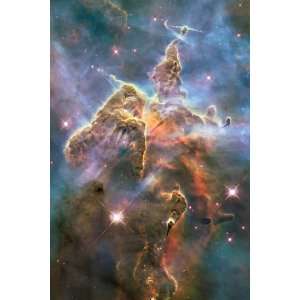Hubble Space Telescope Astronomy Poster Print   Mystic Mountain   24 x 