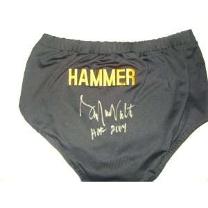  GREG HAMMER VALENTINE AUTOGRAPHED TRUNKS W/PROOF Sports 