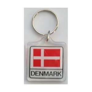  Denmark   Country Lucite Key Ring Patio, Lawn & Garden