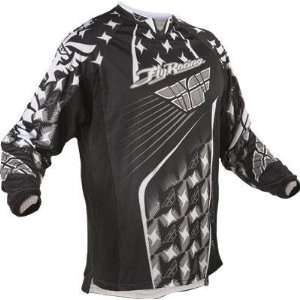 Fly Racing Kinetic Jersey   2011   Large/Black/Grey 