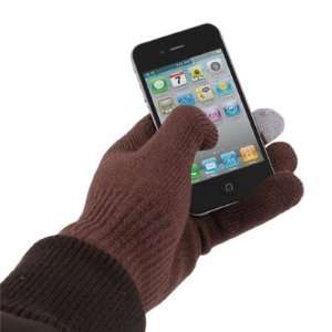  Brown Touch Screen Gloves for iPhone iPod Winter 