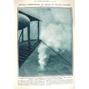 1917 AIR RAID FRENCH AEROPLANE BOMBING GERMAN DEPOT