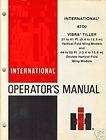 INTERNATIONAL 4700 VIBRA TILLER OPERATORS MANUAL