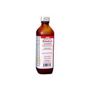 Silarx Siladryl Allergy Relief Liquid Medication, Red, Antihistamine 