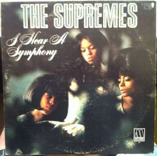 THE SUPREMES i hear a symphony LP M 643 VG  1966  