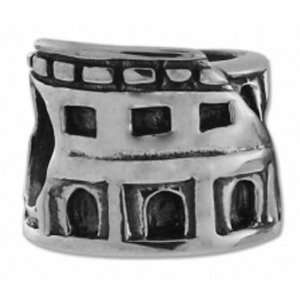  Biagi Sterling Silver Roman Colosseum Bead Charm Biagi Jewelry